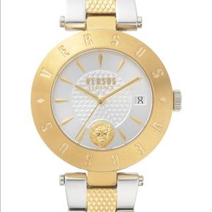 Versus watch silver and gold tone